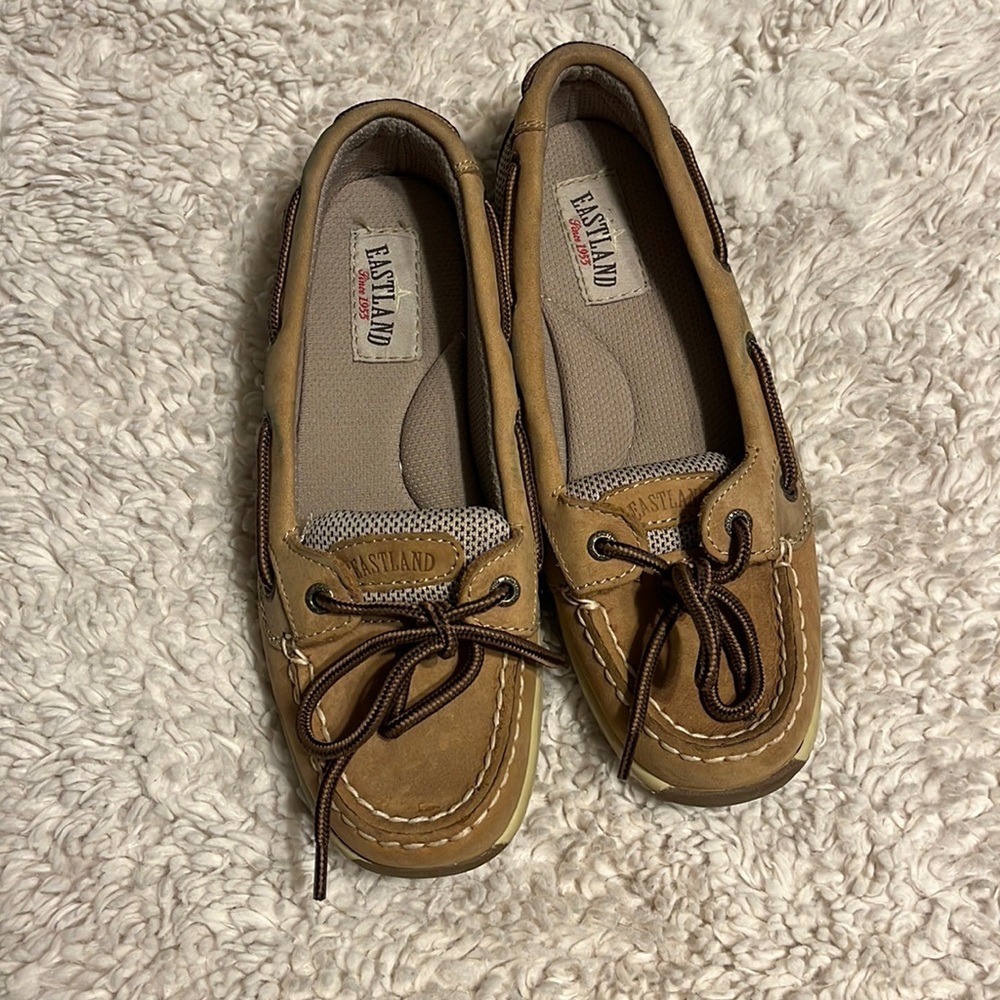 Tan Boat Shoes